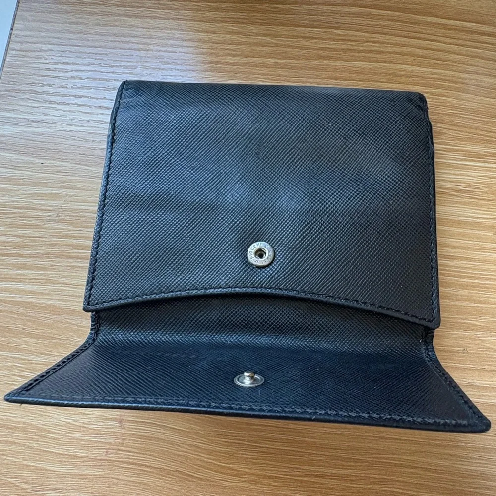 Prada Black Saffiano Leather Bifold Wallet / Card Holder | Good Condition - Picture 9 of 13